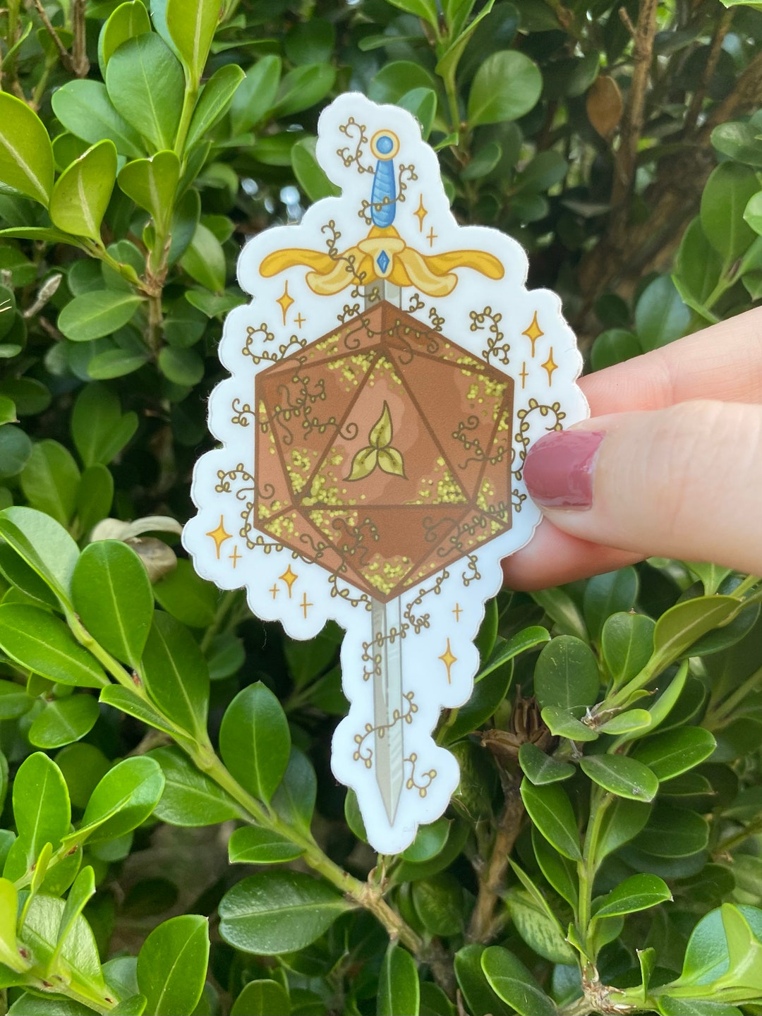 Druid D20 Sticker | Dungeons and Dragons Sticker | D&D | Tabletop RPG ...