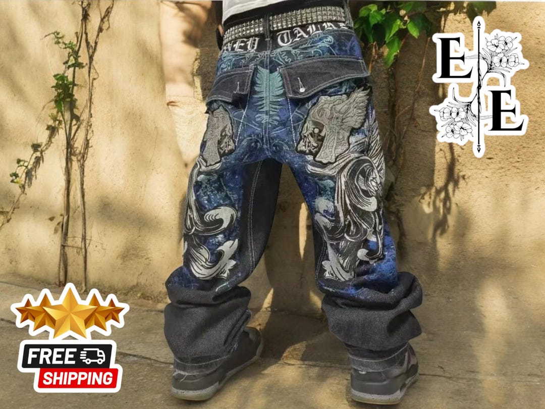 パンツ 2000's archive paint buggy denim y2k il_1080xN.6621708094_rcc7.jpg