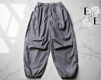 Techwear Cargo Pants: Men's Wide Leg Utility Joggers - Hiking & Street Style