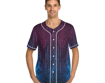 Men's Stylish Baseball Jersey, Music Festival Shirt, Casual Wear