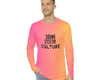 Gradient Sound System Long Sleeve Shirt, Rave Festival EDM Tee