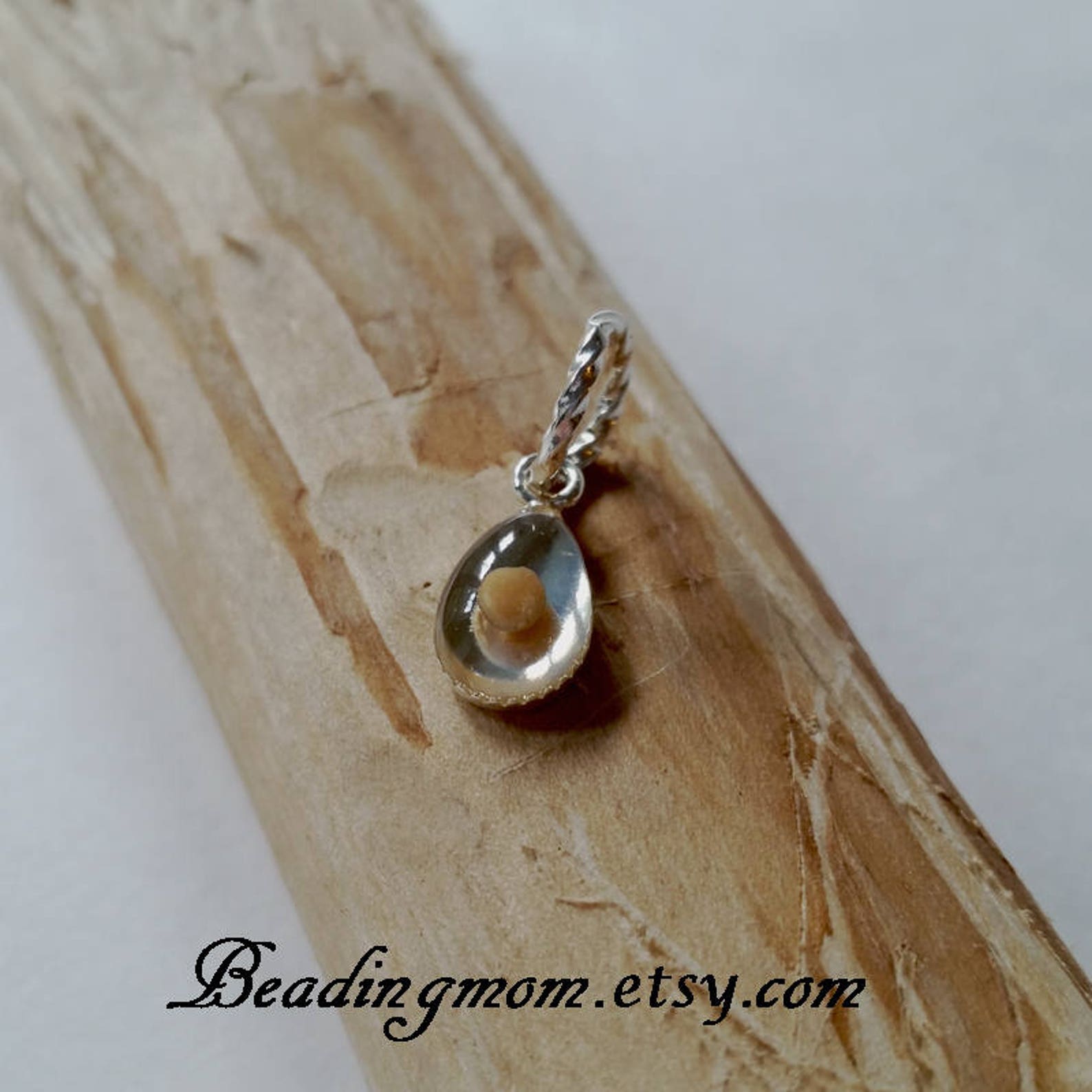 Tear drop Mustard seed jewelry REAL mustard seed charm Etsy