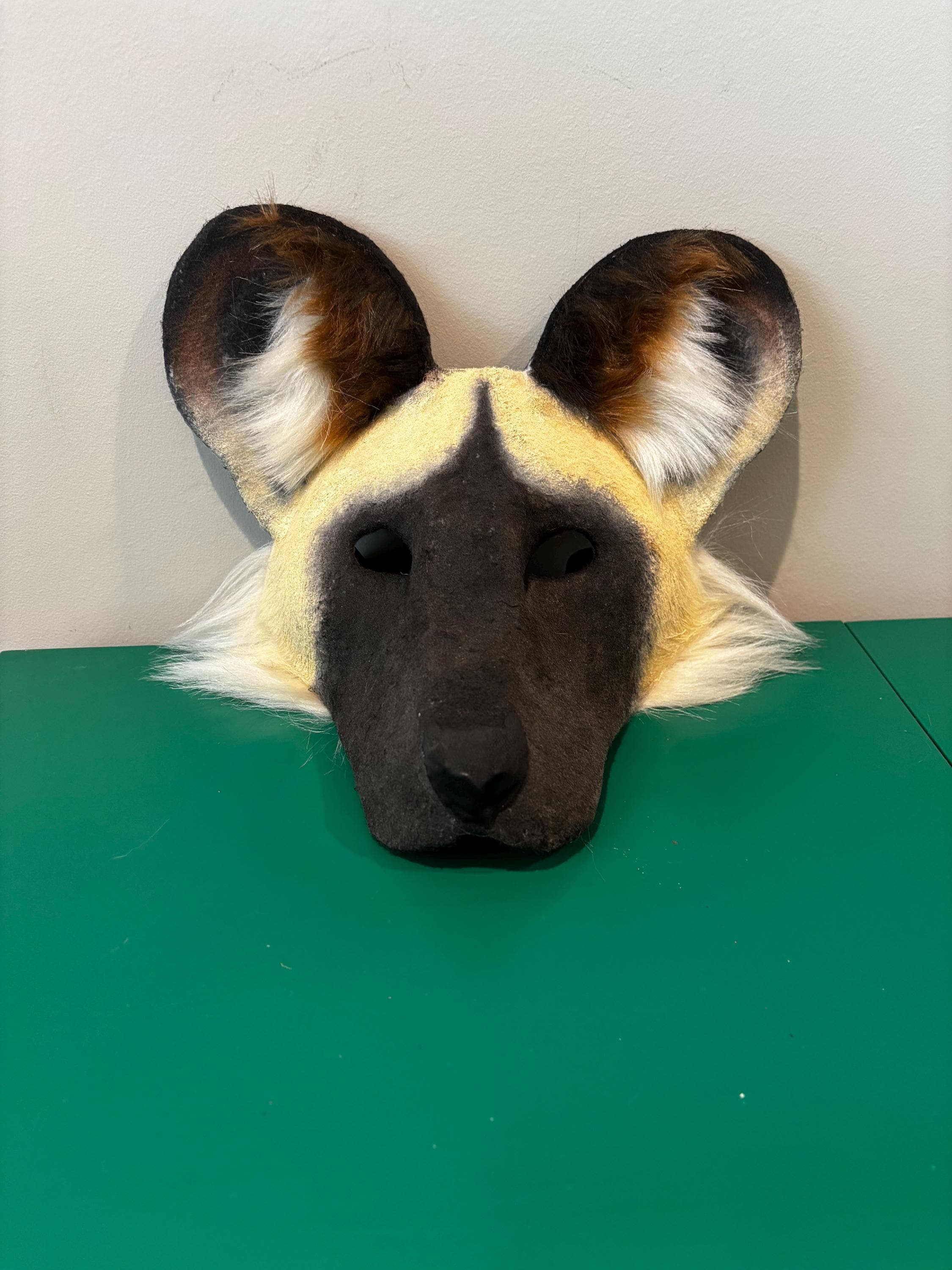 African Painted Wild Dog Therian Mask - Etsy display picture 1