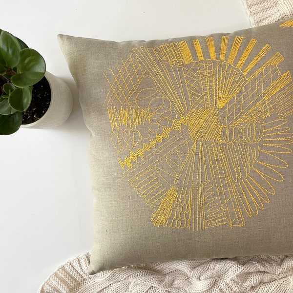 Sun Pillow Etsy