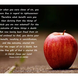 Romans 6:20-23 - Etsy