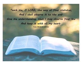 Psalm 119:33-34