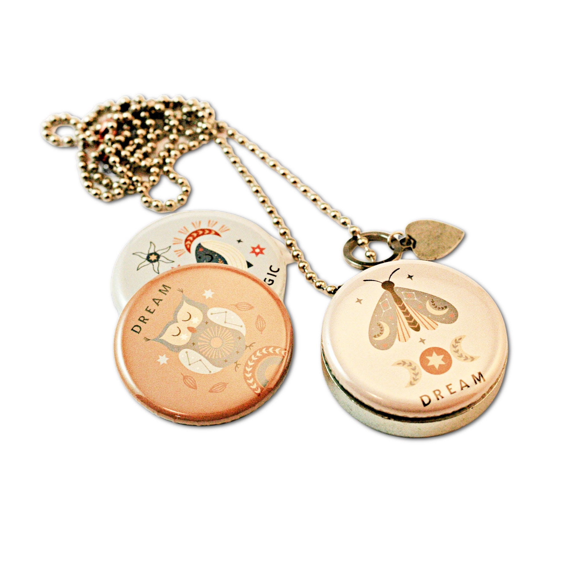 Animal Lockets Celestial Animals Locket Necklace • Woodland Celestial Jewelry • Gift ...