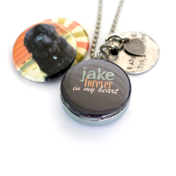 Dog Custom Locket Necklace Custom Personalized