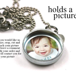 Boy Back to School Locket Robot Locket for Boy or Girl Holds a Family Photo Confidence Builder Gift for Son Grandson Gift image 8