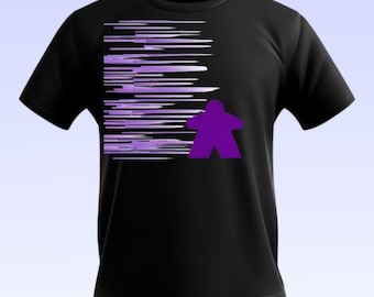 Purple Meeple Tshirt Design SVG