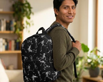 Skeletons Fabric Backpack