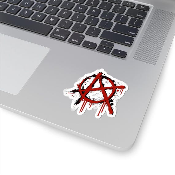 Anarchy Stickers for Laptops, Journals, Windows – Rebellious Vinyl Decals