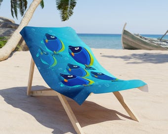 Underwater Fish Beach Towel