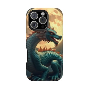Dragon Moon Phone Case: Magical Protective Cover, Fantasy Gift