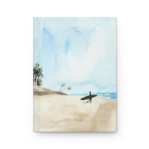Beach Scene Hardcover Journal Matte