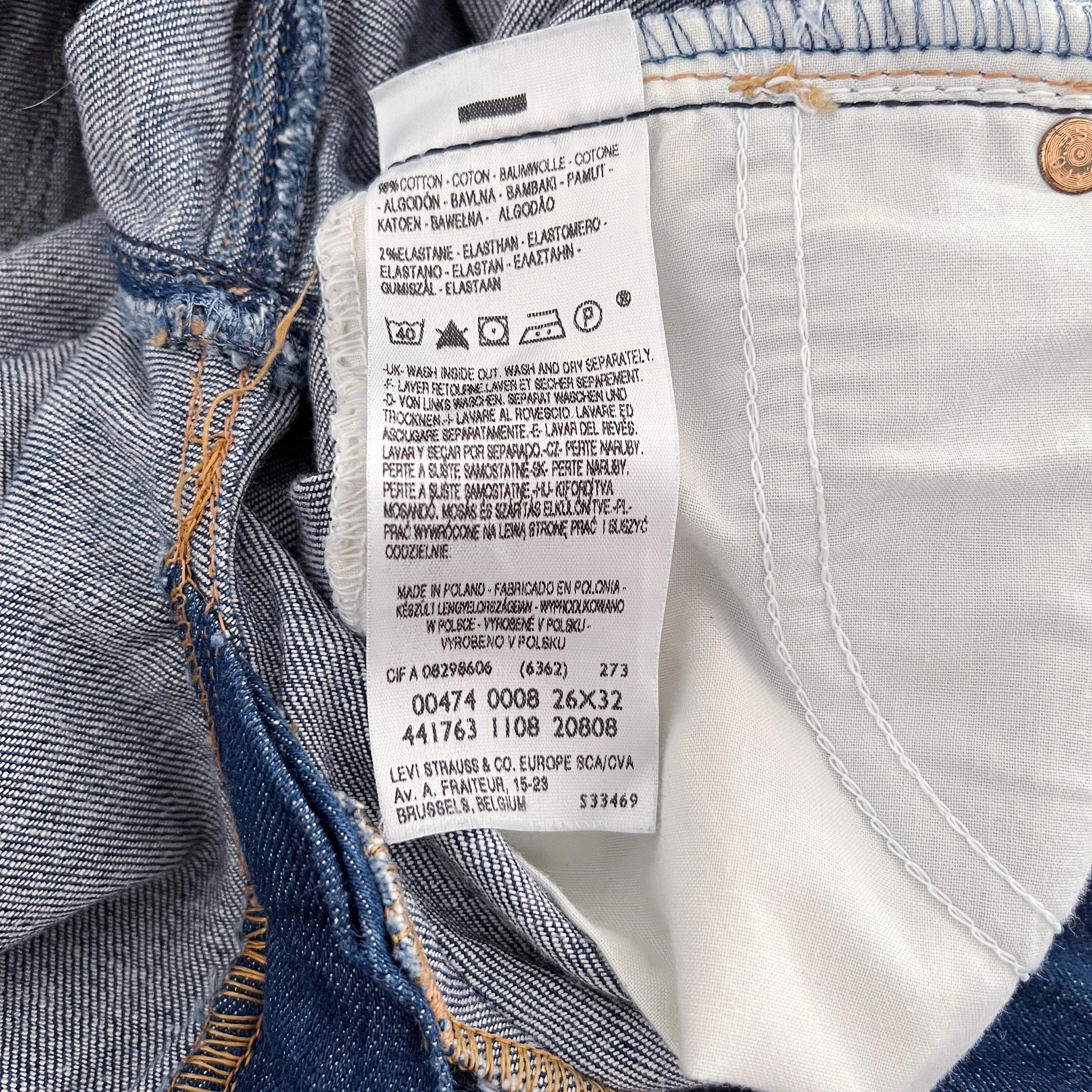 Vintage Levi's 474 Low Waist Wide Leg Jeans Y2K - Etsy