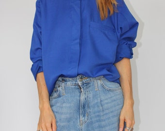 Vintage Oversized 1980s Secretary Blouse