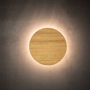 Modern Relaxing Bed Wall Lamp, LED luminaire, Minimalistic Stylish Reading Sconce, Cozy Romantic Night Light, Personalized Led Round Lantern