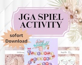 99 Begriffe, JGA Activity, schöne Idee als Junggesellinnen Abschied Spiel, Vorlage zum direkten Download, zum sofort Ausdrucken, JGA Spiele
