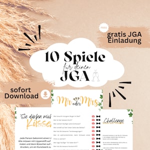 10 cartes de jeux JGA, jeu tabou JGA pour femme, action ou vérité, jeu d'enterrement de vie de jeune fille, téléchargement instantané au format PDF