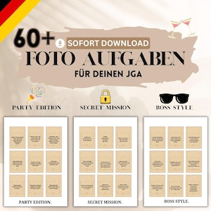 JGA photo tasks, photo challenge JGA, bachelorette party games, funny games for the JGA, games to print out,