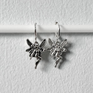 Fairy Earrings, Fae Earrings, Fairy Jewelry, Fairy Dangle Earrings, Fairy Hoop Earrings
