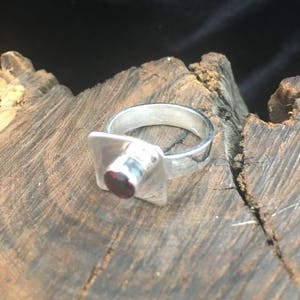 Garnet Designer Ring - US size 8
