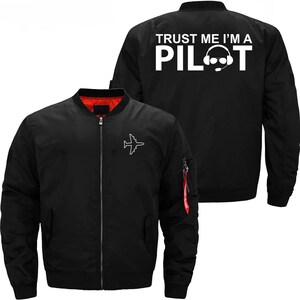 Pilots Looking Down on People Since 1903 Bomber Jacket – Iconic Aviator Style