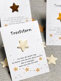 Comfort Star • Gift of Courage • A Little Comfort for Dark Days • Comfort • Mini Encouragement • Courage Card • Giving Strength • Fabric Star