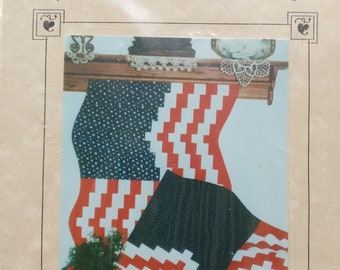 Home Of The Free Flag Quilt Pattern by Stitchin Friends