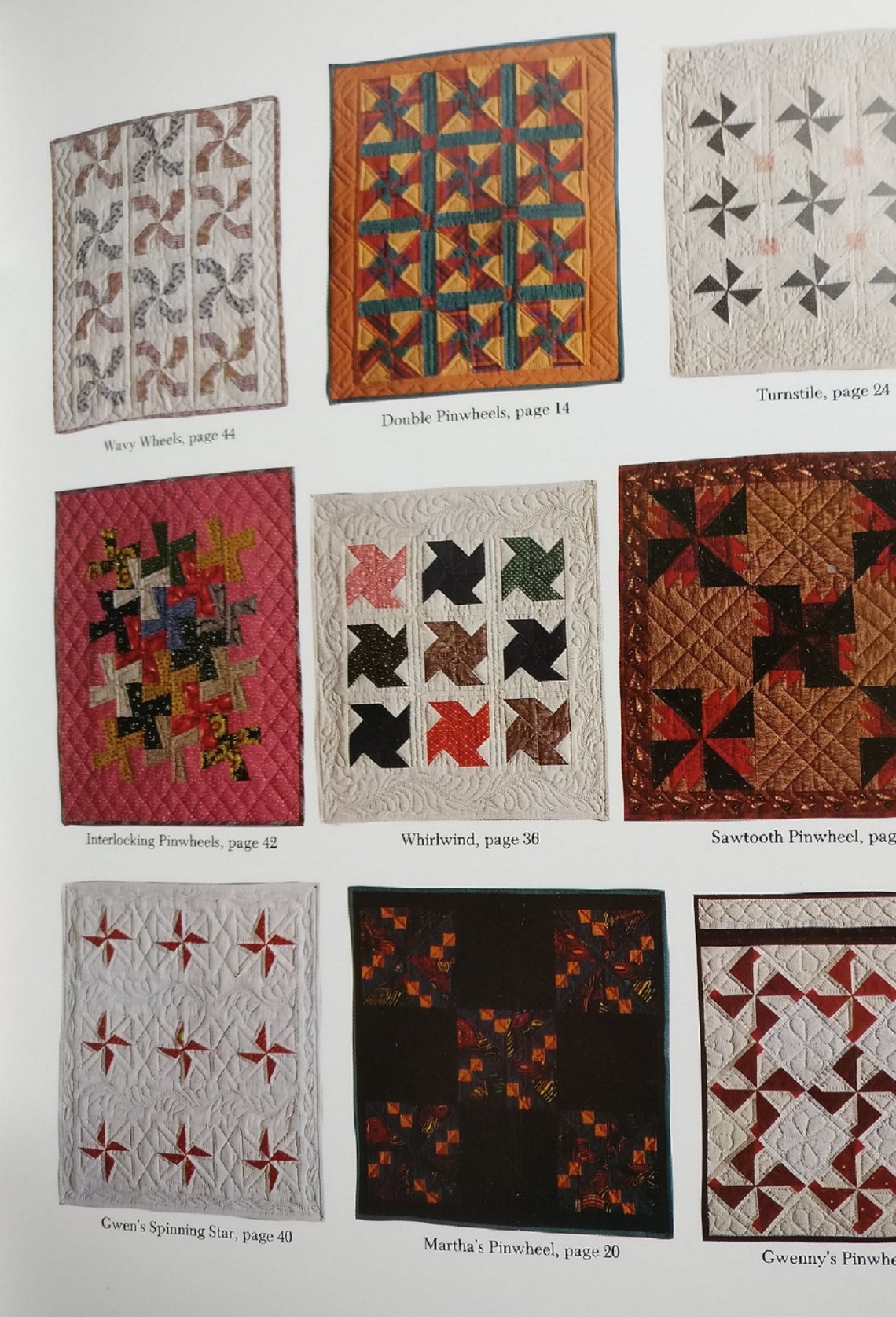 Twenty Little Pinwheel Quilts Pattern Book by Gwen Marston Etsy