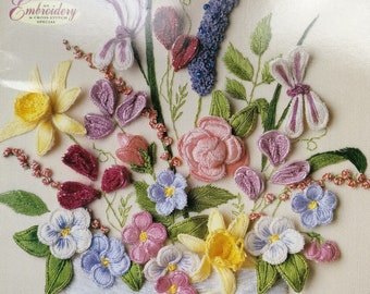 Exquisite Floral Ribbon Embroidery Book