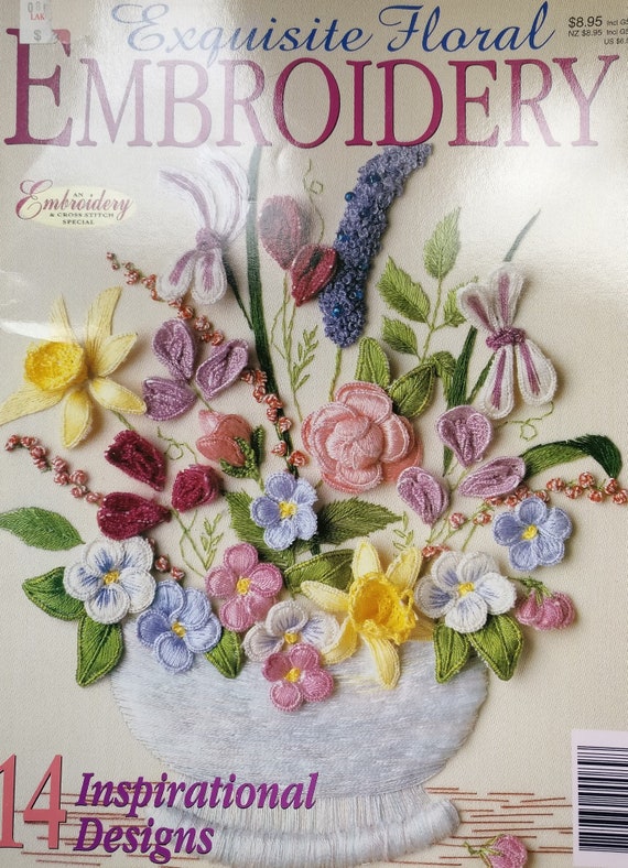 Exquisite Floral Ribbon Embroidery Book