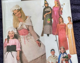 18th Century Gown and Panniers Simplicity 8411 Costume Pattern Choose ...