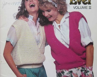 Vintage Beehive Vest Knitting Pattern Book, Volume 2