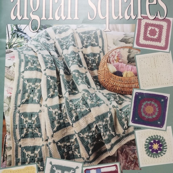 New Contest Favorites Afghan Squares Pattern Book By Leisure Arts