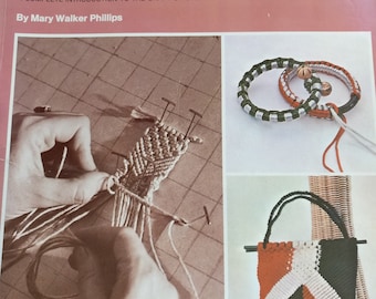 Step By Step Macrame Pattern Book by Golden Press