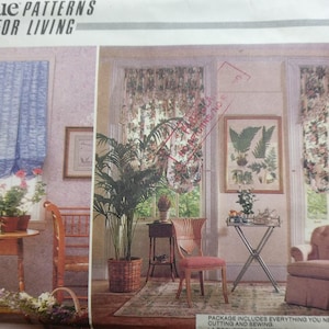 Vogue Curtains Drapes Pattern 1843