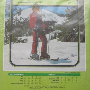 Childrens Ski Overalls Pattern by The Green Pepper