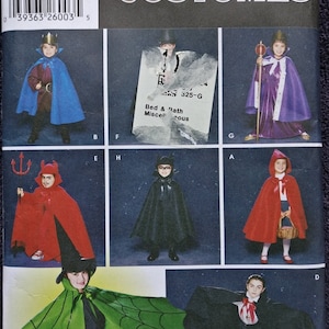 Simplicity Cape Robe Costume Pattern 5927
