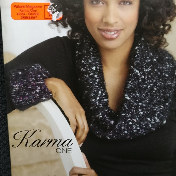 Patons Karma One Crochet Knitting Pattern Booklet