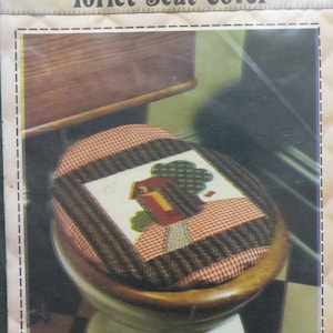 Toilet Seat Cover Applique Pattern By Patch Press