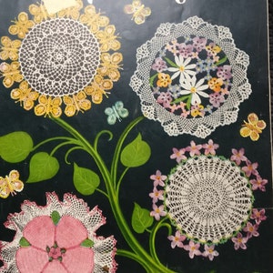 Doily Bouquet Crochet Book by American Thread Company