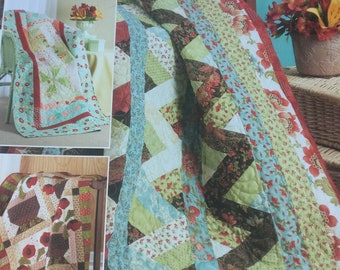 Strip Delight Jelly Roll Quilt Pattern Book By Suzanne McNeil