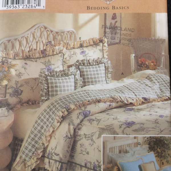 Simplicity Bedding Comforter Dust Ruffle Pillow Sham Pattern 8898