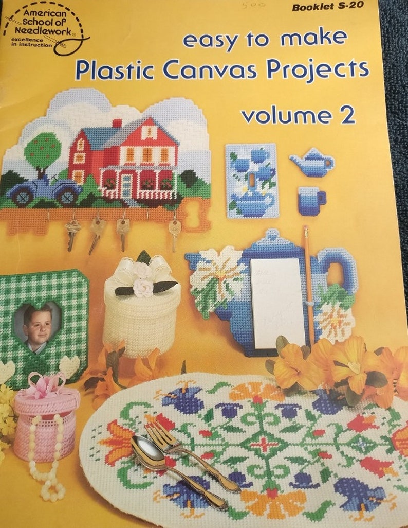 Easy To Make Plastic Canvas Projects Book Etsy