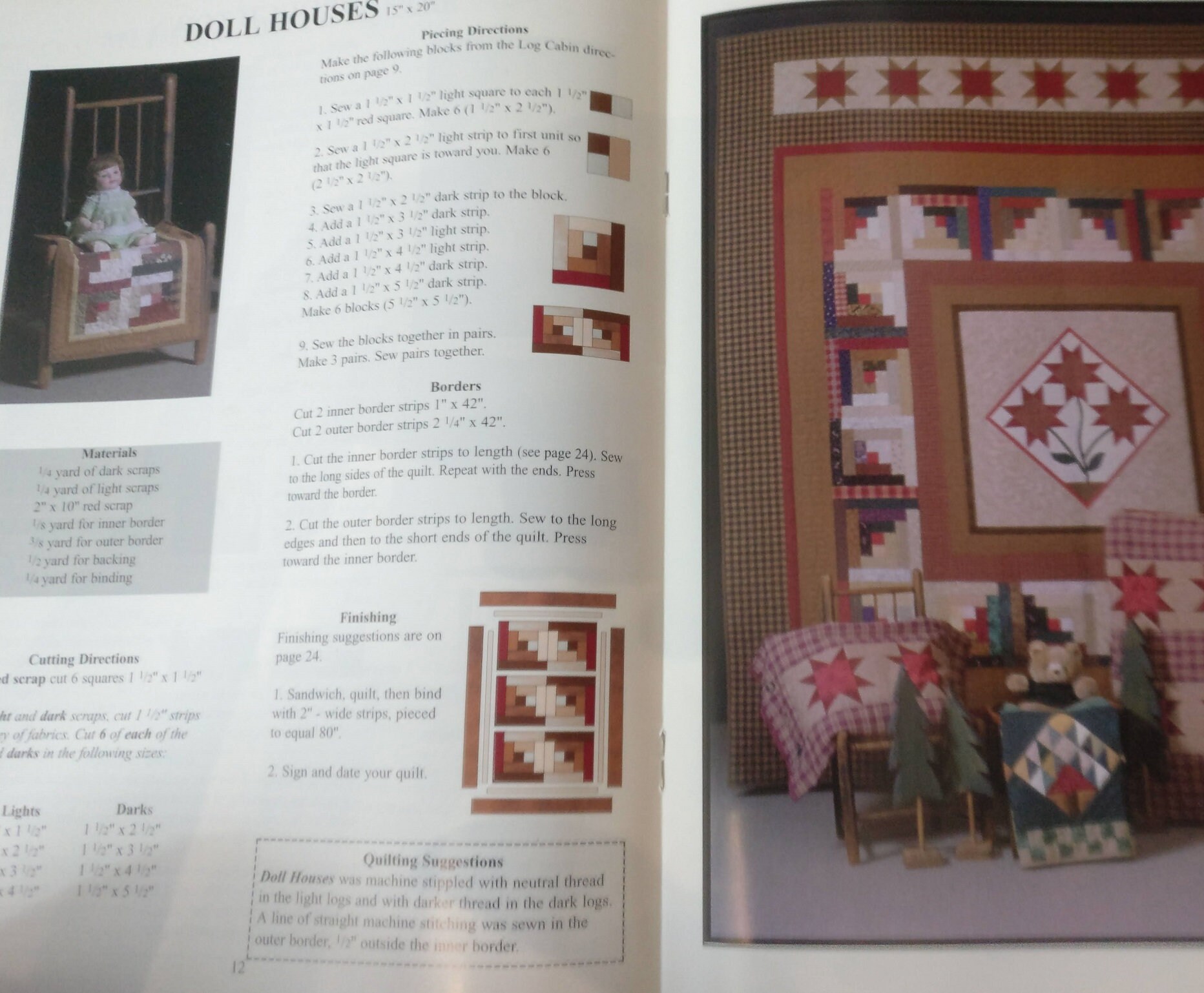 Plum Creek Hometown Quilt Book by Johanna Wilson Etsy