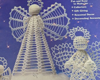 Crocheted Angels Crochet Pattern Book By Pat Depke