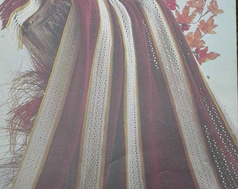 Patons Beehive Afghans To Knit Crochet Pattern Book 106