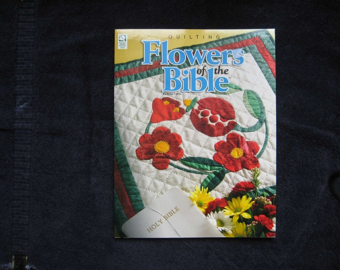 Flowers of the Bible Quilting Pattern Book Helga Curtis Etsy